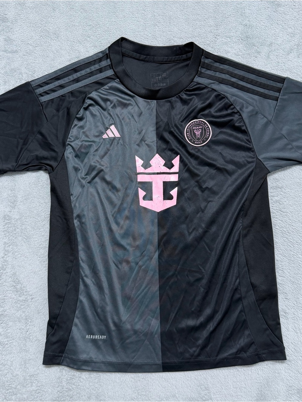 Adidas 23/24 Inter Miami CF Away Lionel Messi Authentic Jersey Youth 26 *Flawed